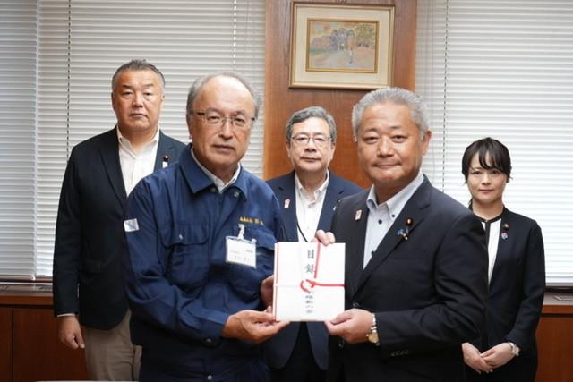 【活動報告】令和6年7月25日からの大雨により被災した山形県及び山形県酒田市に対する 身を切る改革に係る被災地等への支援