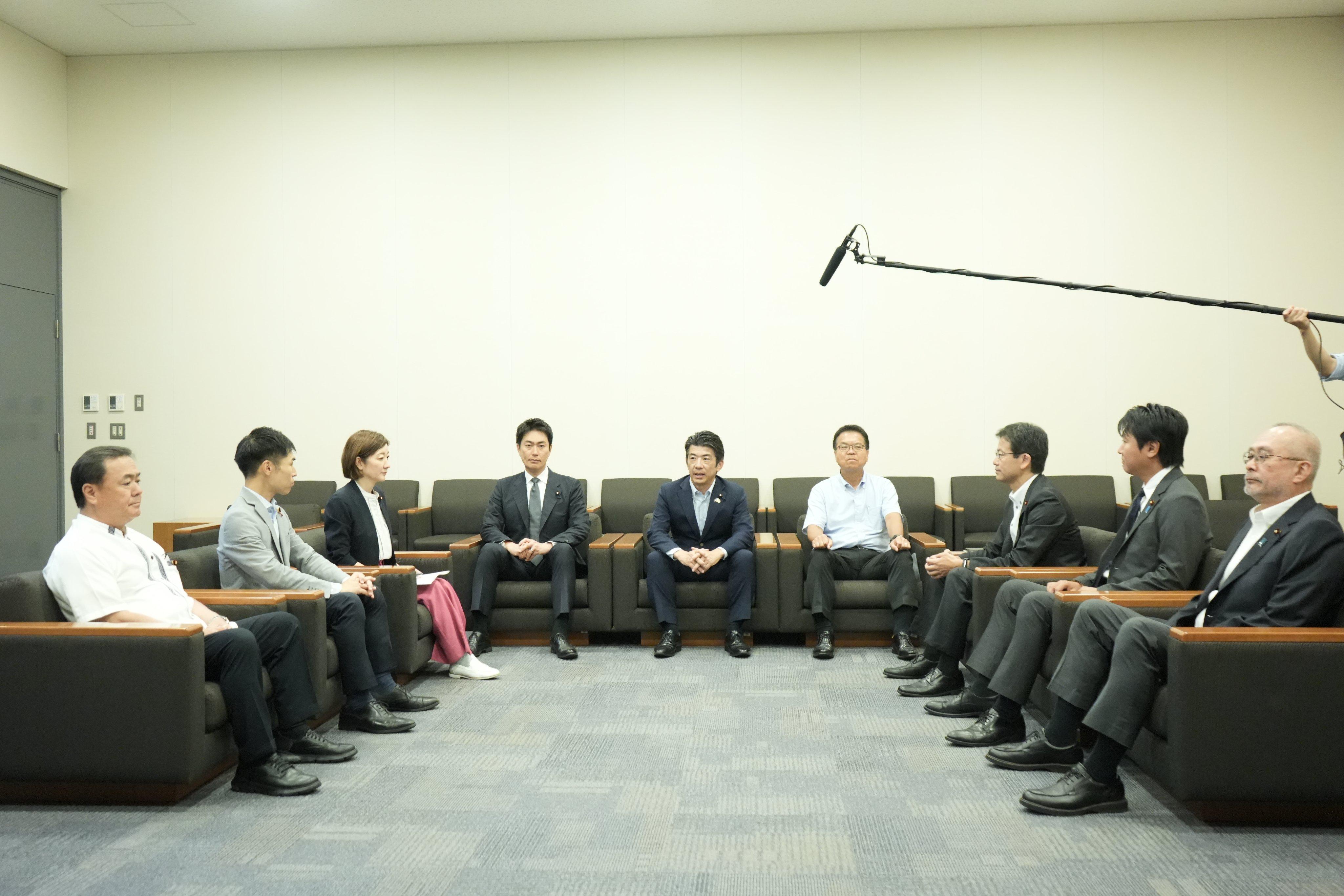 2025年7月25日(金)【野党政策責任者会議】に青柳政調会長が出席しました