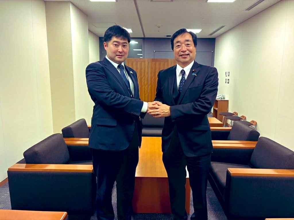 2025年11月28日(木)　国際局【ナウル共和国・ナウルパビリオンの芳賀達也総監督 会談】