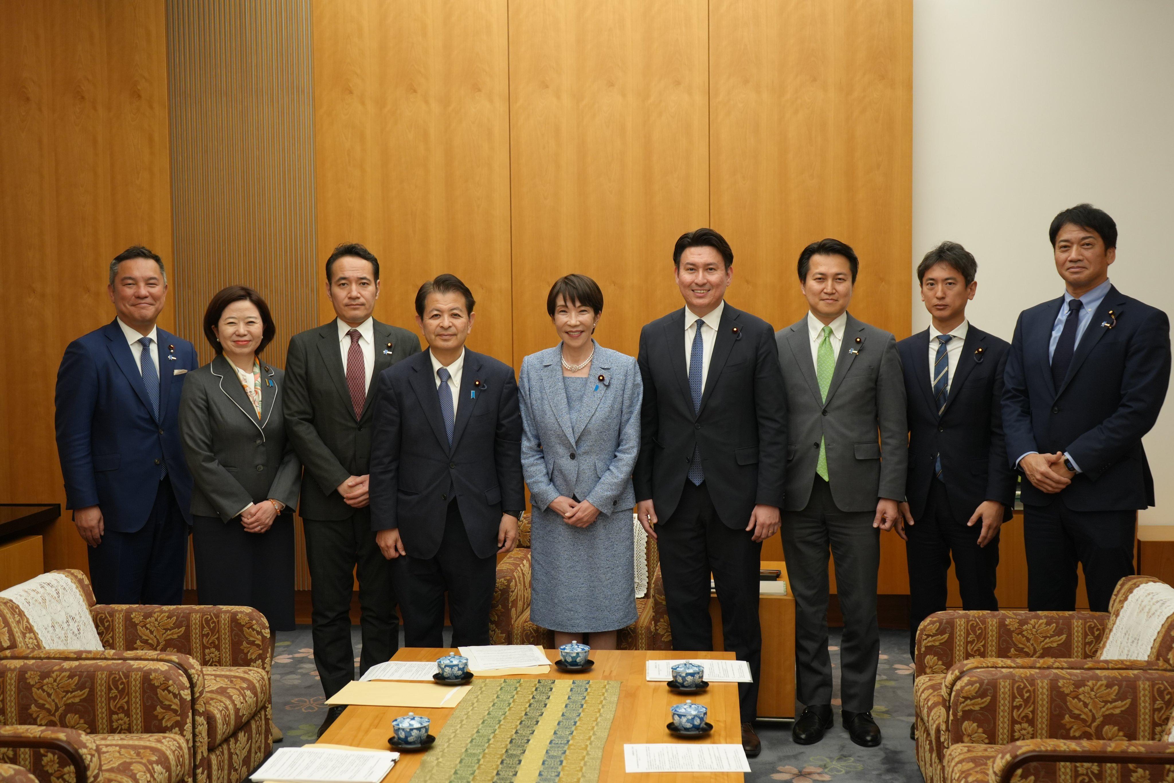 2026年3月31日(火)「国家社会機能継続性確保施策の推進及び副首都の整備に関する法律案」（仮称）」が合意、高市内閣総理大臣に報告させていただきました