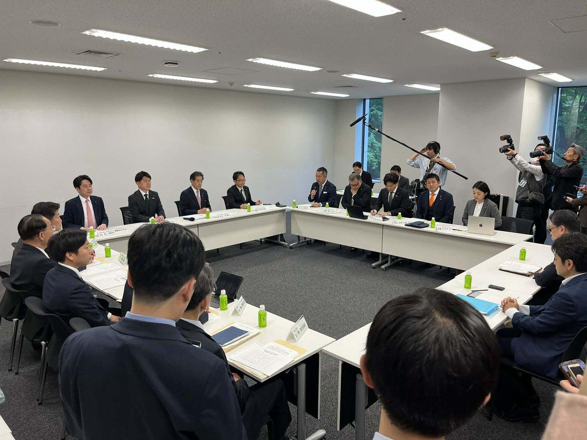 選挙運動に関する各党協議会が開催されました