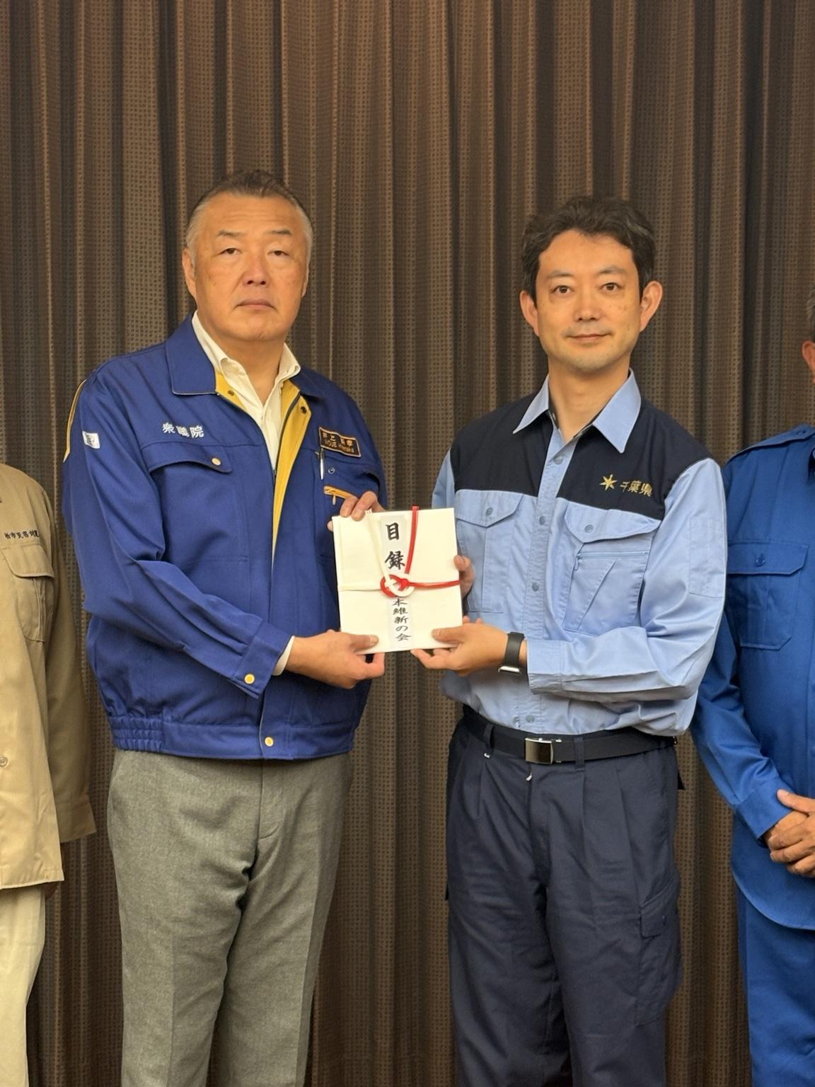 【活動報告】千葉豪雨及び台風第25号で甚大なる被害に見舞われた千葉県および千葉市への支援に関するご報告