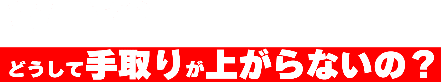 WHY?どうして手取りが上がらないの?